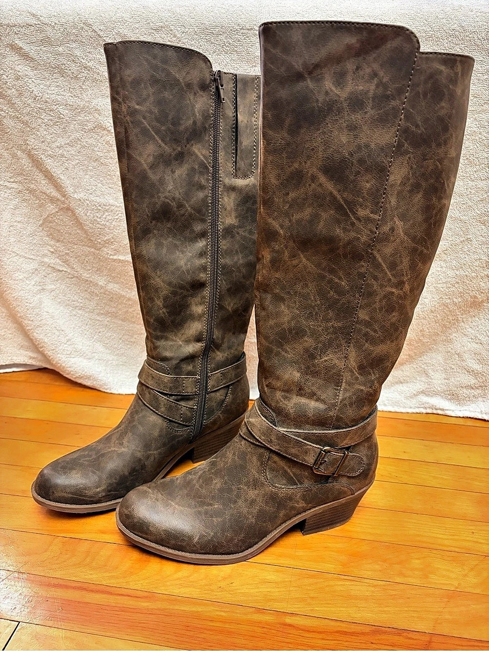 Denver Hayes SODOFHB-F23-280B Brown Tall Boots US 8.5